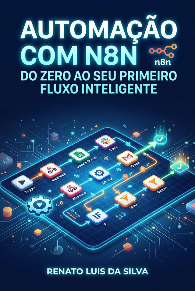 Capa do livro Automação com n8n, de Renato Luis da Silva