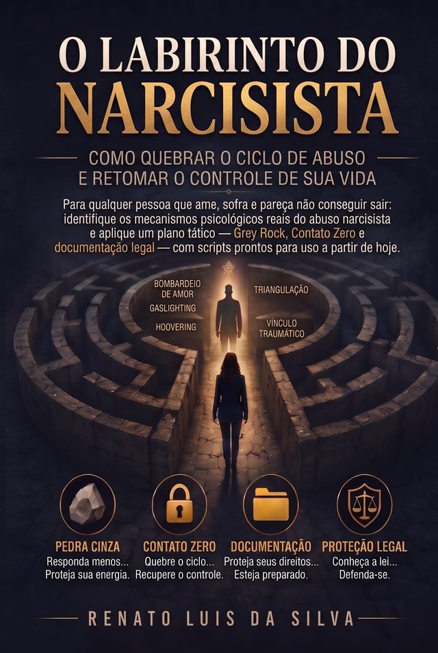 Capa do livro O Labirinto do Narcisista, de Renato Luis da Silva